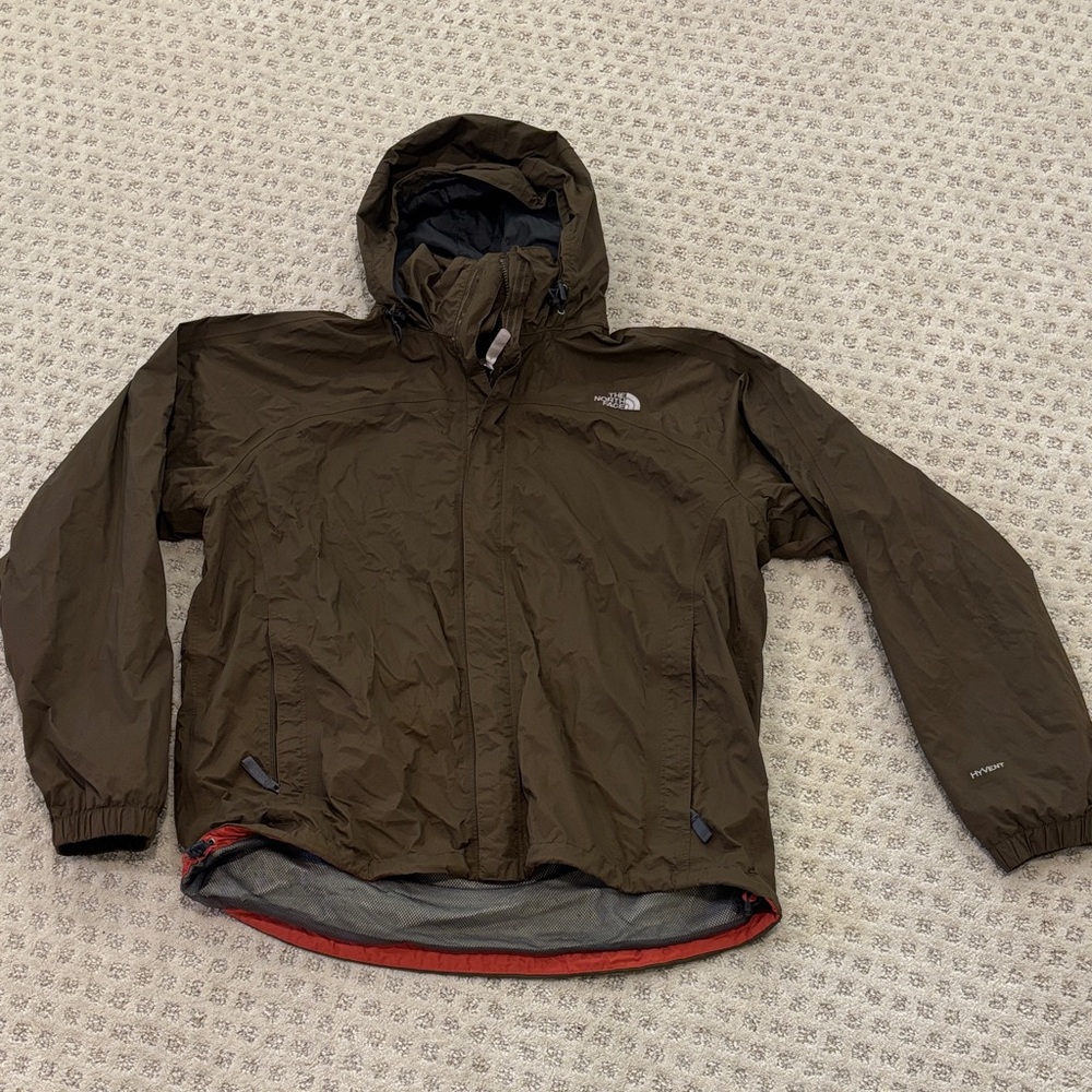 The North Face Men's Olive Raincoat